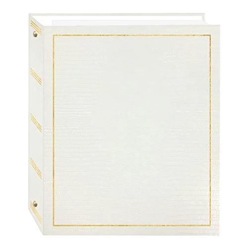 Magnetic Self-Stick 3-Ring Album, 100 pages, White