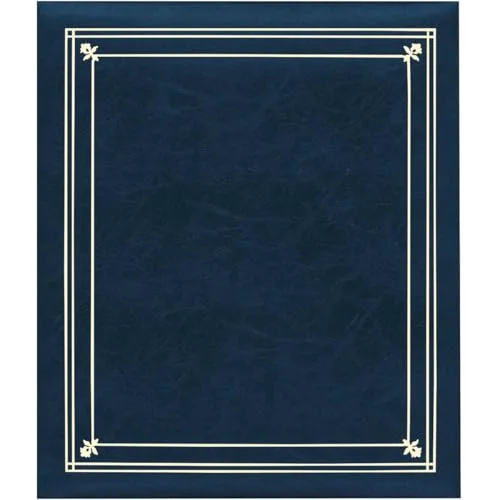 Post Bound, Clear Pocket Photo Album with, Navy