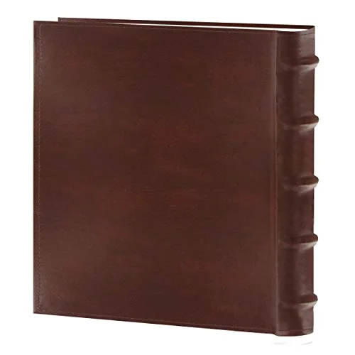 200-Pocket European Bonded Leather Photo Album for 5x7 Prints, Brown, photo 3