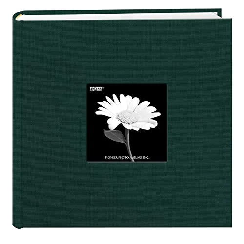Fabric Frame Cover Photo Album, 200 pockets, Majestic Teal